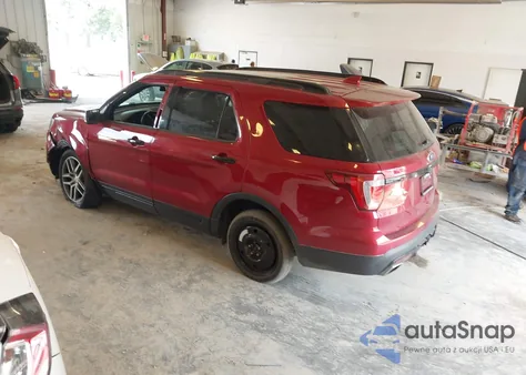 2017 Ford Explorer Sport from USA, damaged, VIN 1FM5K8GT7HGD75753